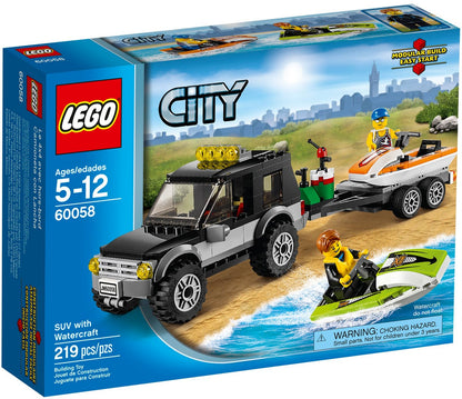 LEGO City: SUV with Watercraft (60058) - New Sealed