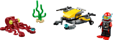 LEGO City: Deep Sea Scuba Scooter (60090) - New Sealed - box front