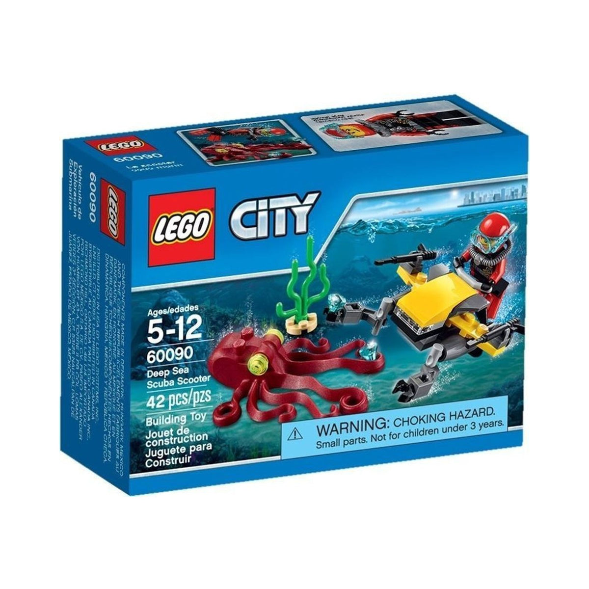 LEGO City: Deep Sea Scuba Scooter (60090) - New Sealed - built set