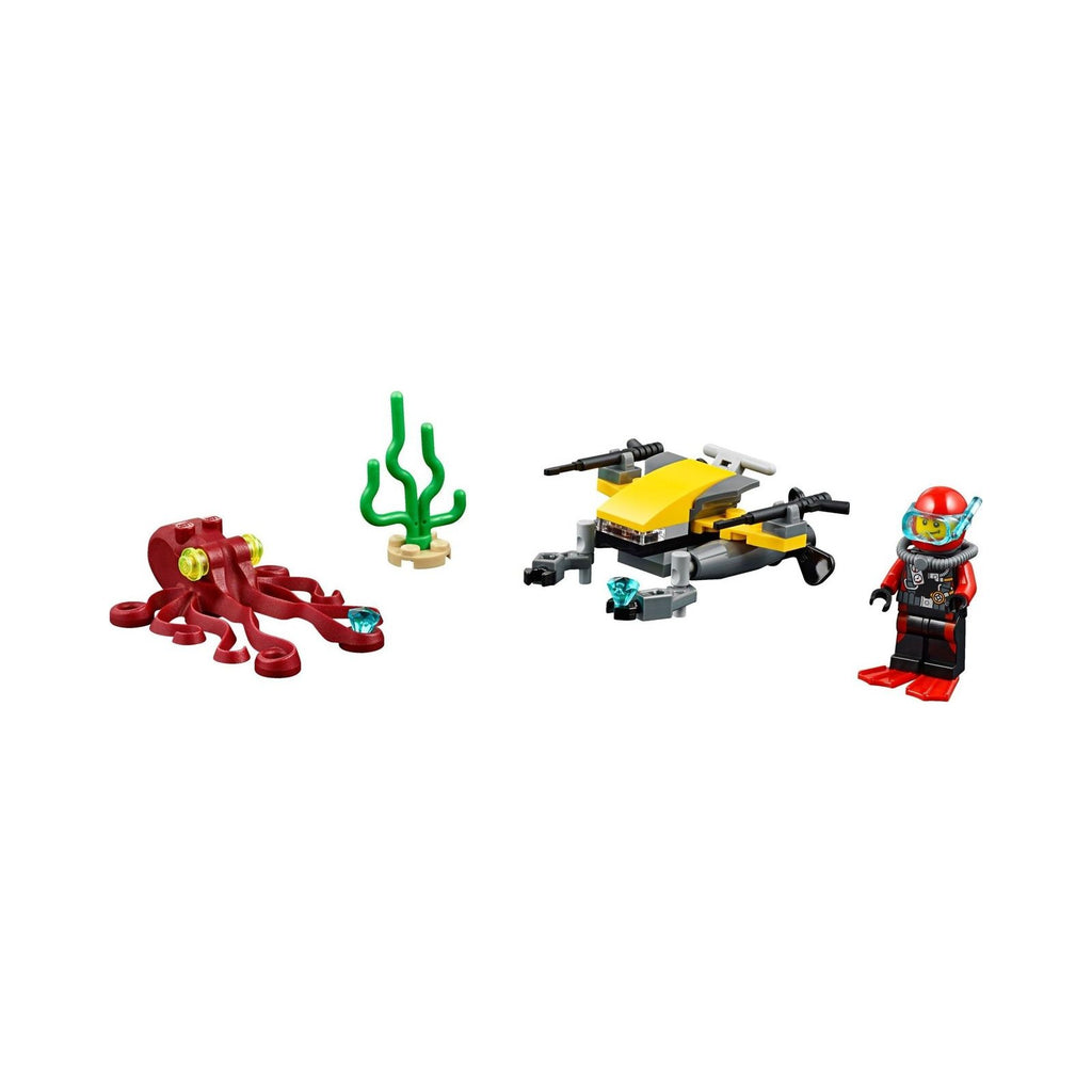 LEGO City: Deep Sea Scuba Scooter (60090) - New Sealed - alternate view