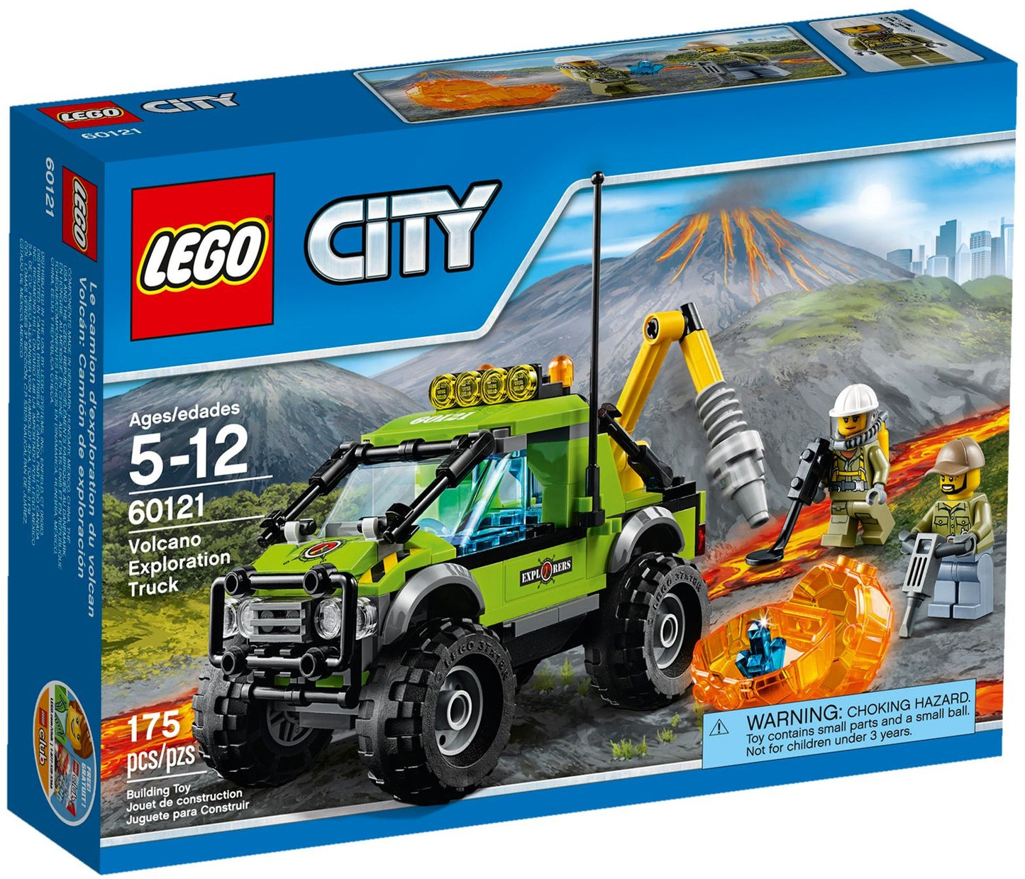 LEGO City: Kids City Volcano Exploration Truck - 60121 From Debenhams Size (60121) - New Sealed - box front