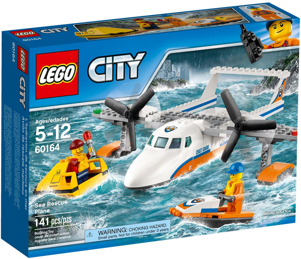 LEGO City: Sea Rescue Plane (60164) - New Sealed - box front