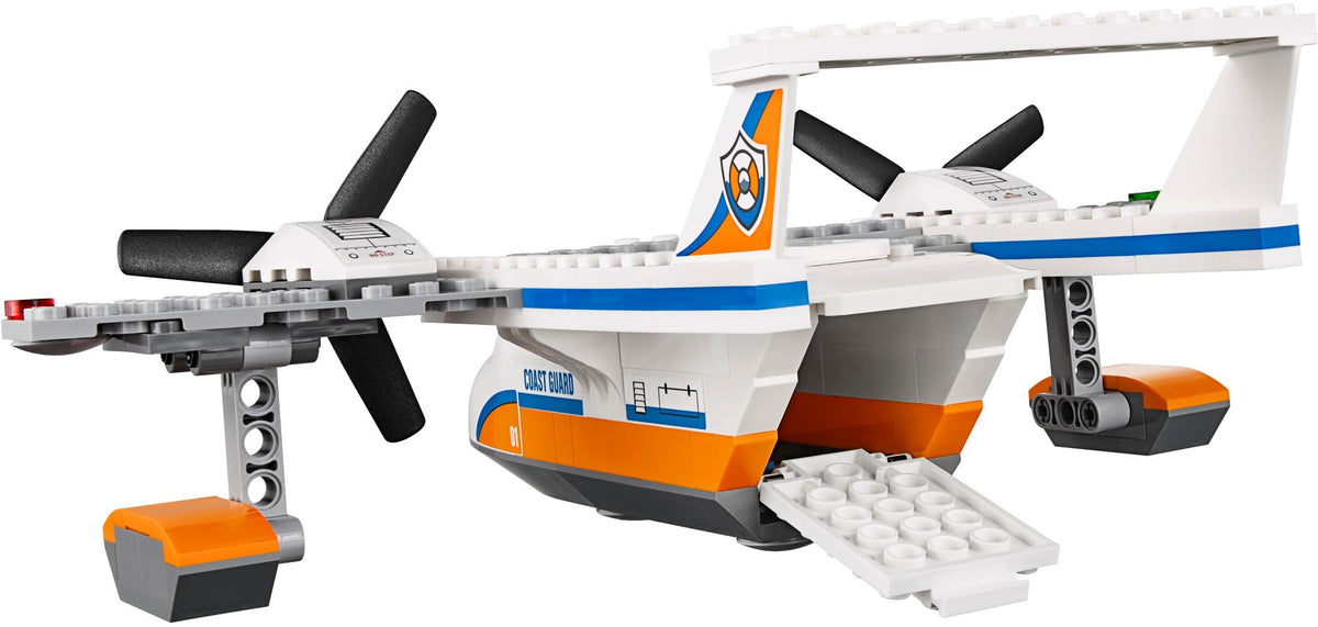 LEGO City: Sea Rescue Plane (60164) - New Sealed - minifigures