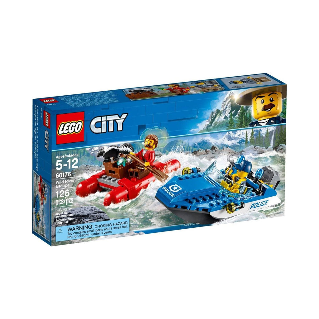 LEGO City: 60176 City Police Wild River Escape (60176) - New Sealed - box front