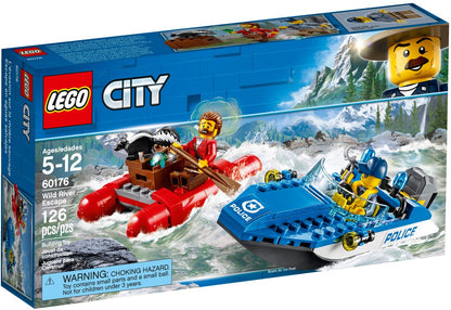 LEGO City: 60176 City Police Wild River Escape (60176) - New Sealed - box front