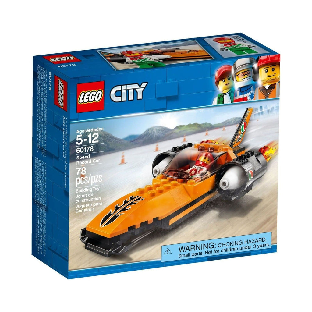 LEGO City: UK 60178 "Speed Record Car" Building Block (60178) - New Sealed - box front