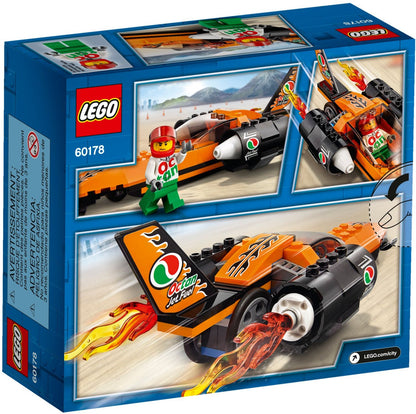LEGO City: UK 60178 "Speed Record Car" Building Block (60178) - New Sealed - built set