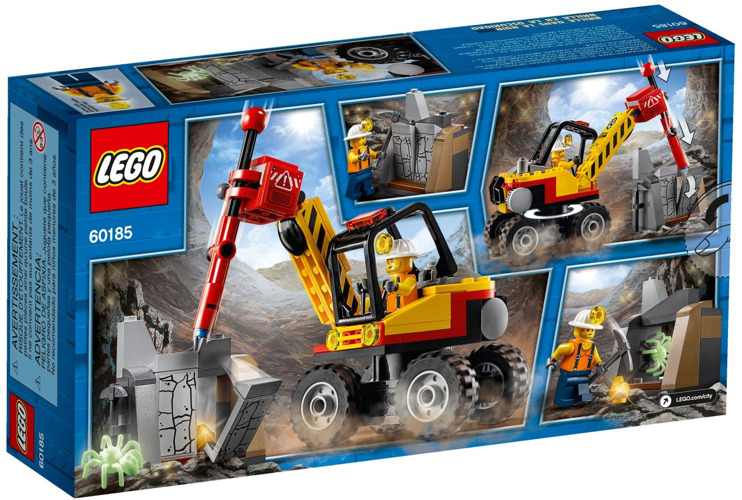 LEGO City: Mining Power Splitter (60185) - New Sealed - built set