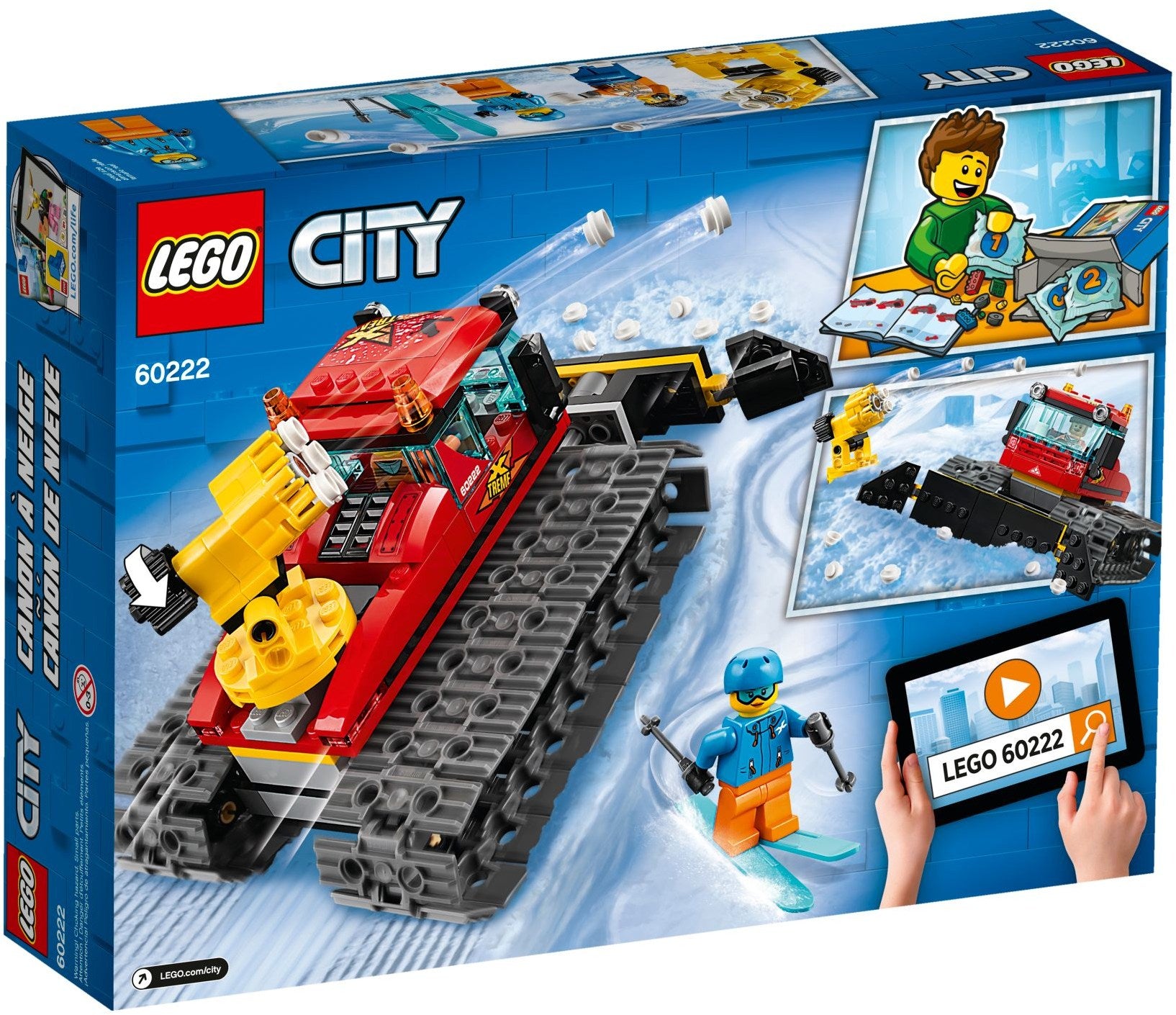 LEGO City: Snow Groomer (60222) - New Sealed - alternate view