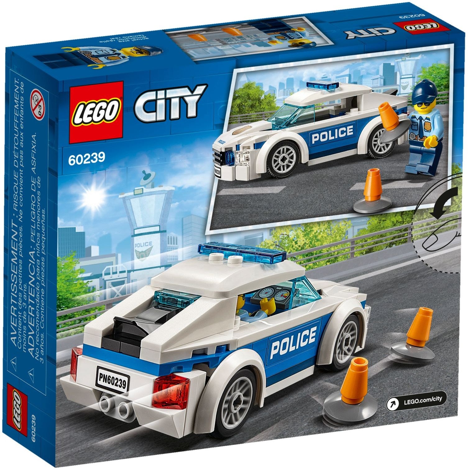 LEGO City: Police Patrol Car (60239) - New Sealed - set details