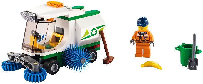 LEGO City: 60249 City Great Vehicles Street Sweeper (60249) - New Sealed - close-up