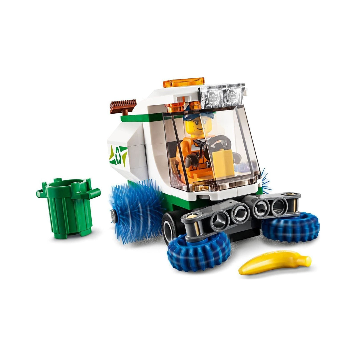 LEGO City: 60249 City Great Vehicles Street Sweeper (60249) - New Sealed - minifigures