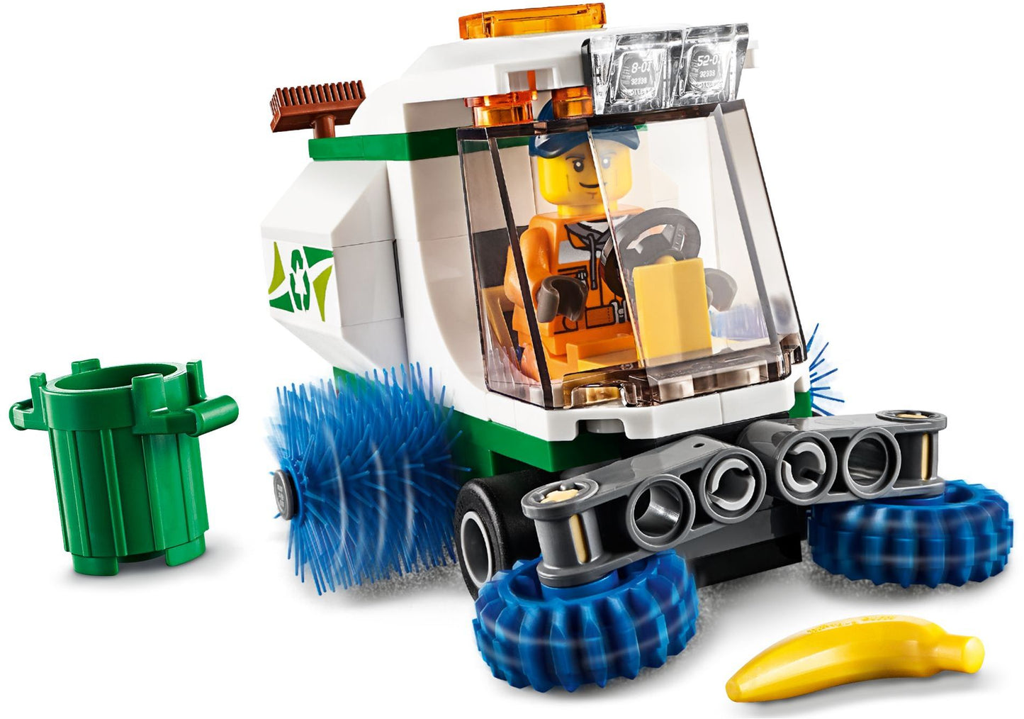 LEGO City: 60249 City Great Vehicles Street Sweeper (60249) - New Sealed - minifigures