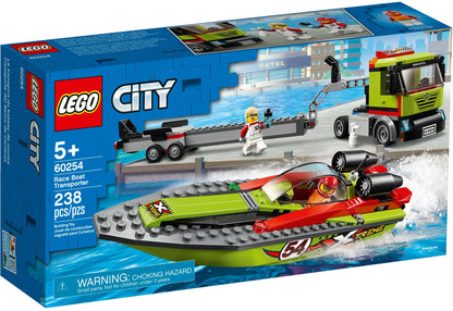 LEGO City: Race Boat Transporter (60254) - New Sealed