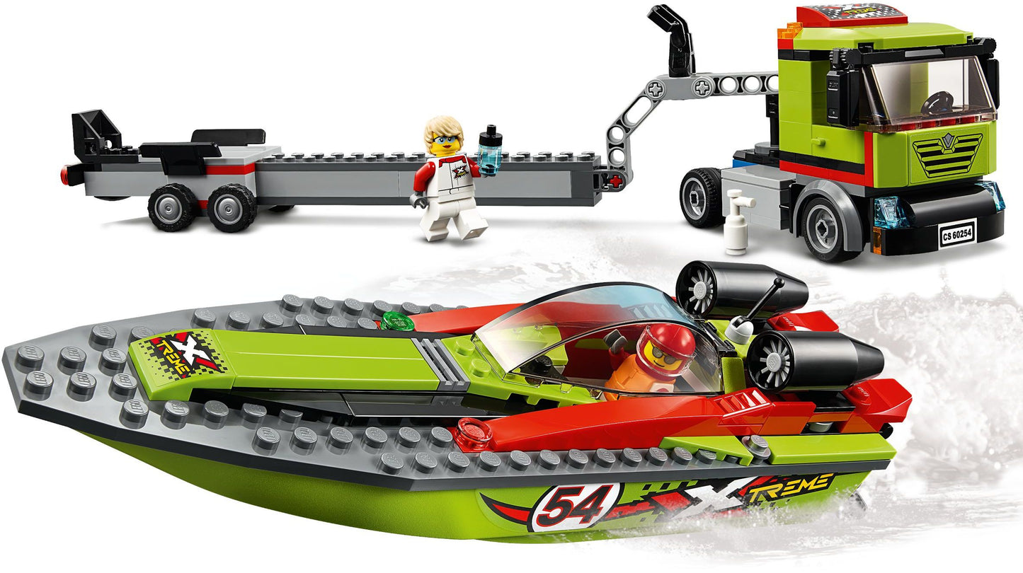 LEGO City: Race Boat Transporter (60254) - New Sealed