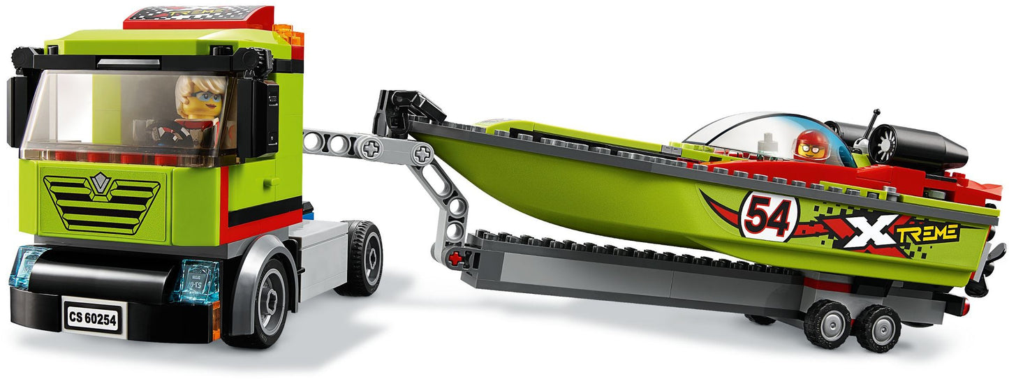 LEGO City: Race Boat Transporter (60254) - New Sealed