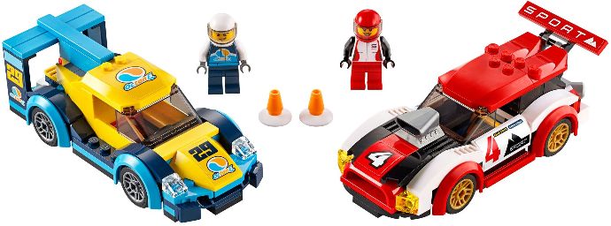 LEGO City: City Racing Cars 60256 Fun, Buildable Toy for Kids, New 2020 (190 Pieces) (60256) - New Sealed - alternate view