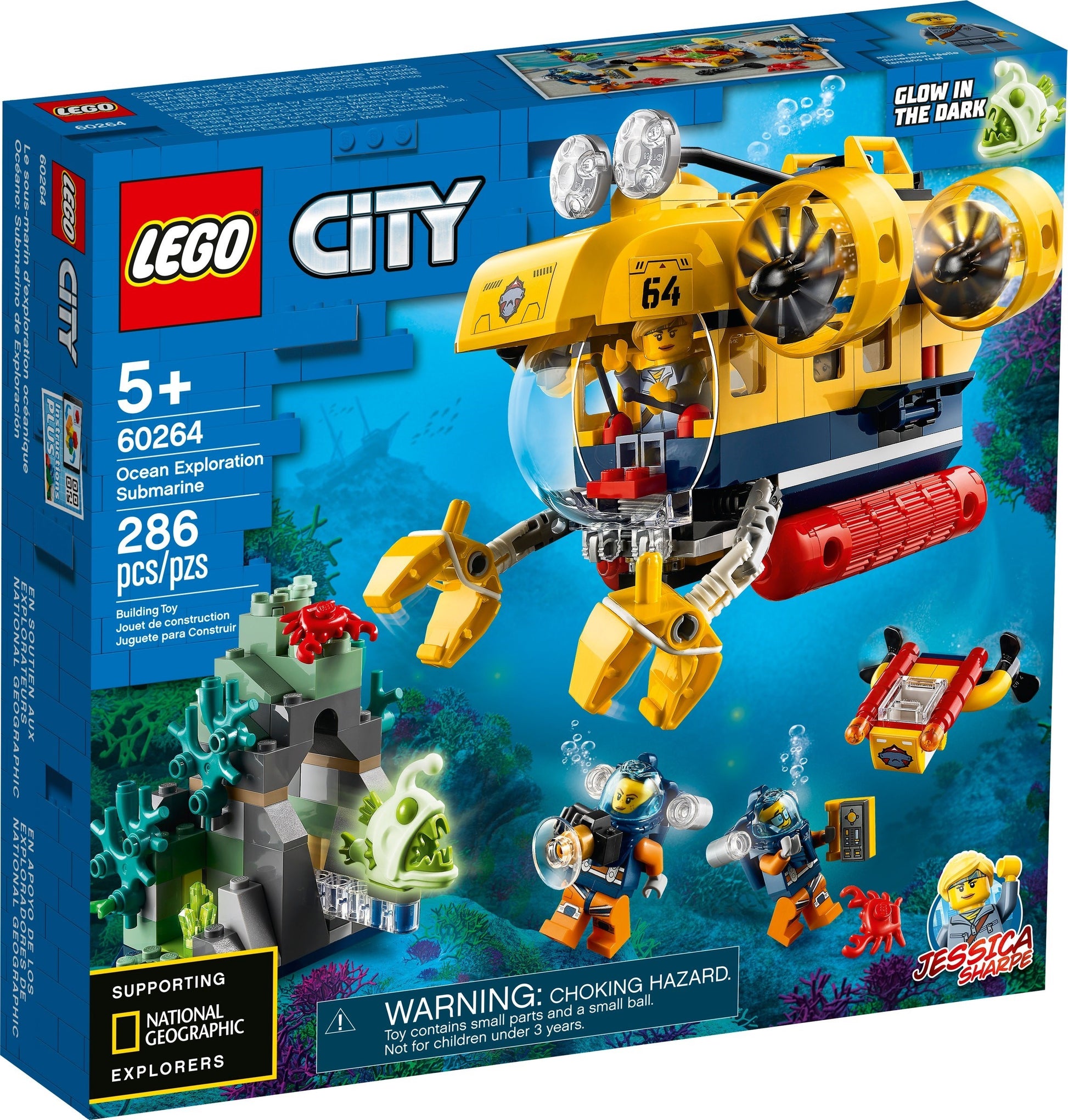 LEGO City: Ocean Exploration Submarine (60264) - New Sealed - box front
