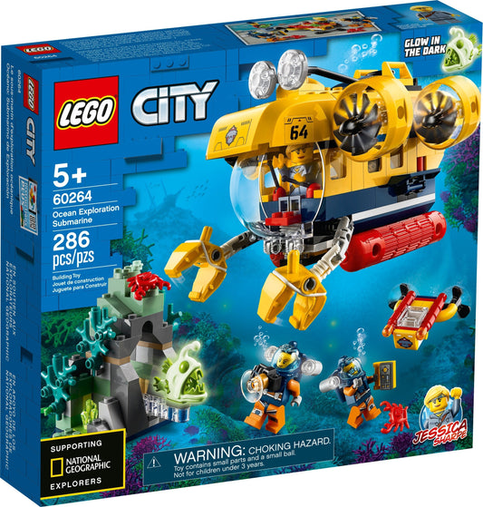LEGO City: Ocean Exploration Submarine (60264) - New Sealed