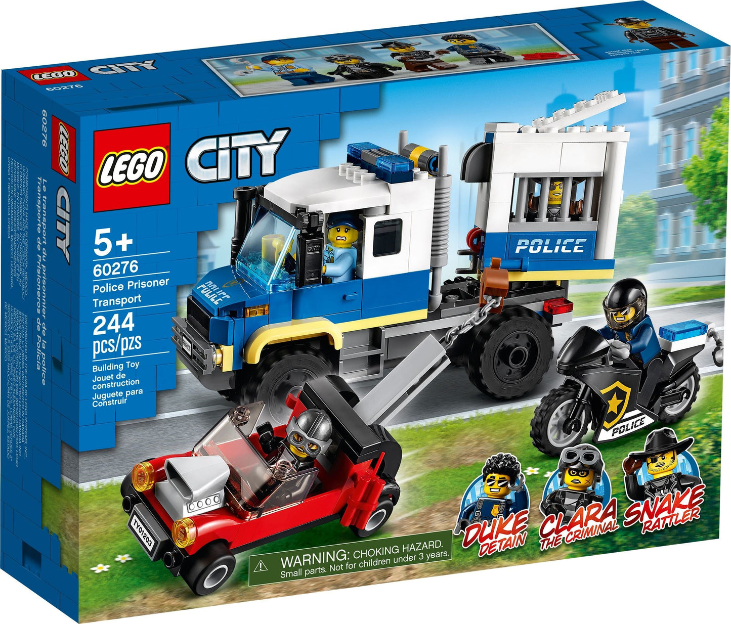 LEGO City: Police Prisoner Transport (60276) - New Sealed - box front