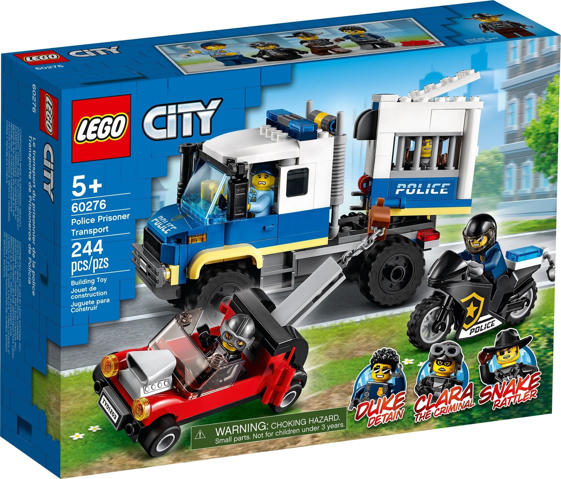 LEGO City: Police Prisoner Transport (60276) - New Sealed - box front