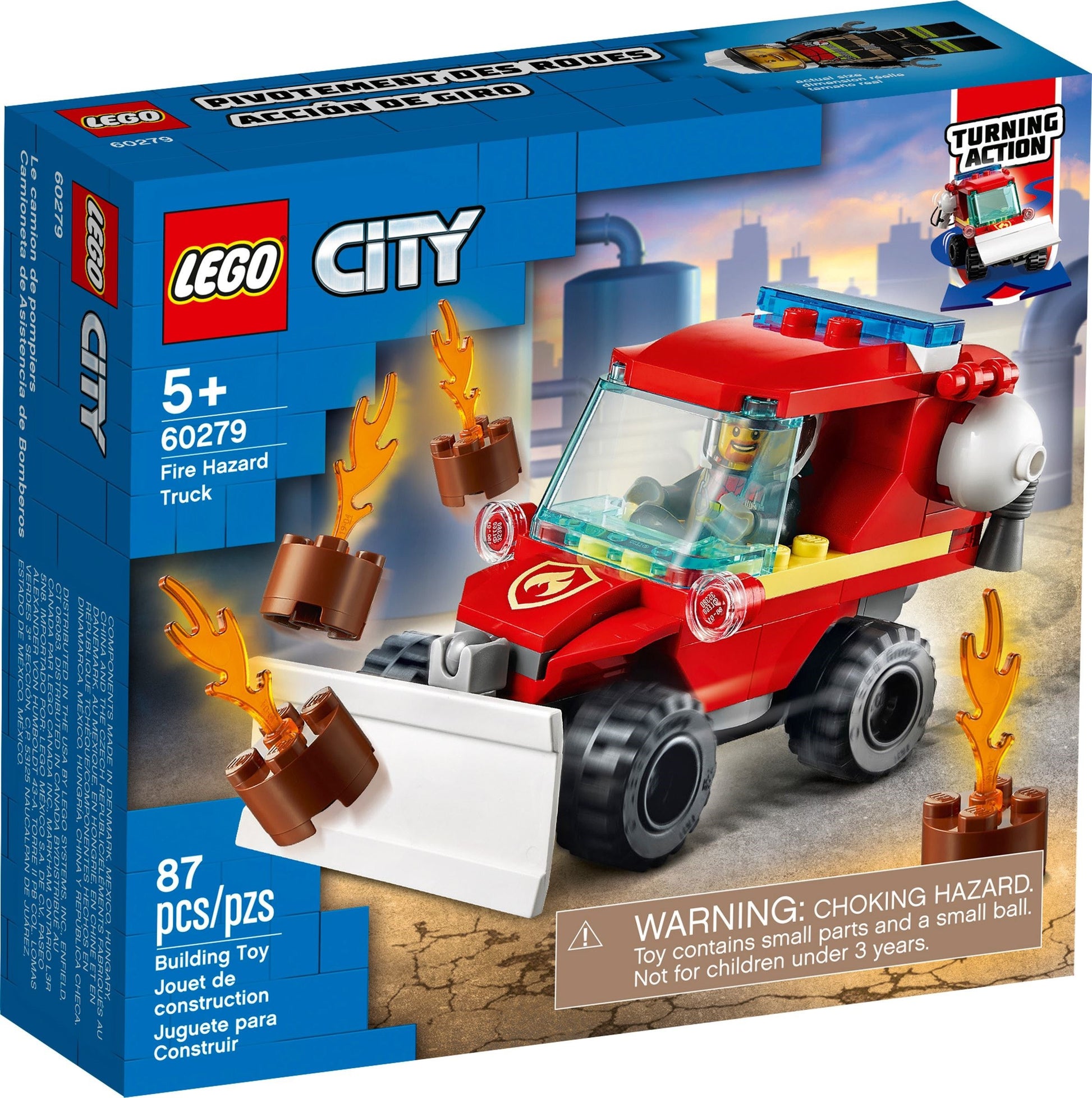 LEGO City: Fire Hazard Truck (60279) - New Sealed - box front