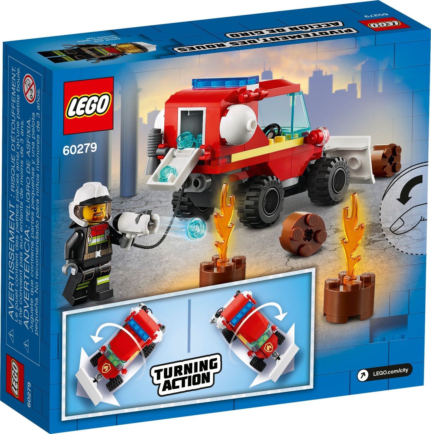 LEGO City: Fire Hazard Truck (60279) - New Sealed - close-up