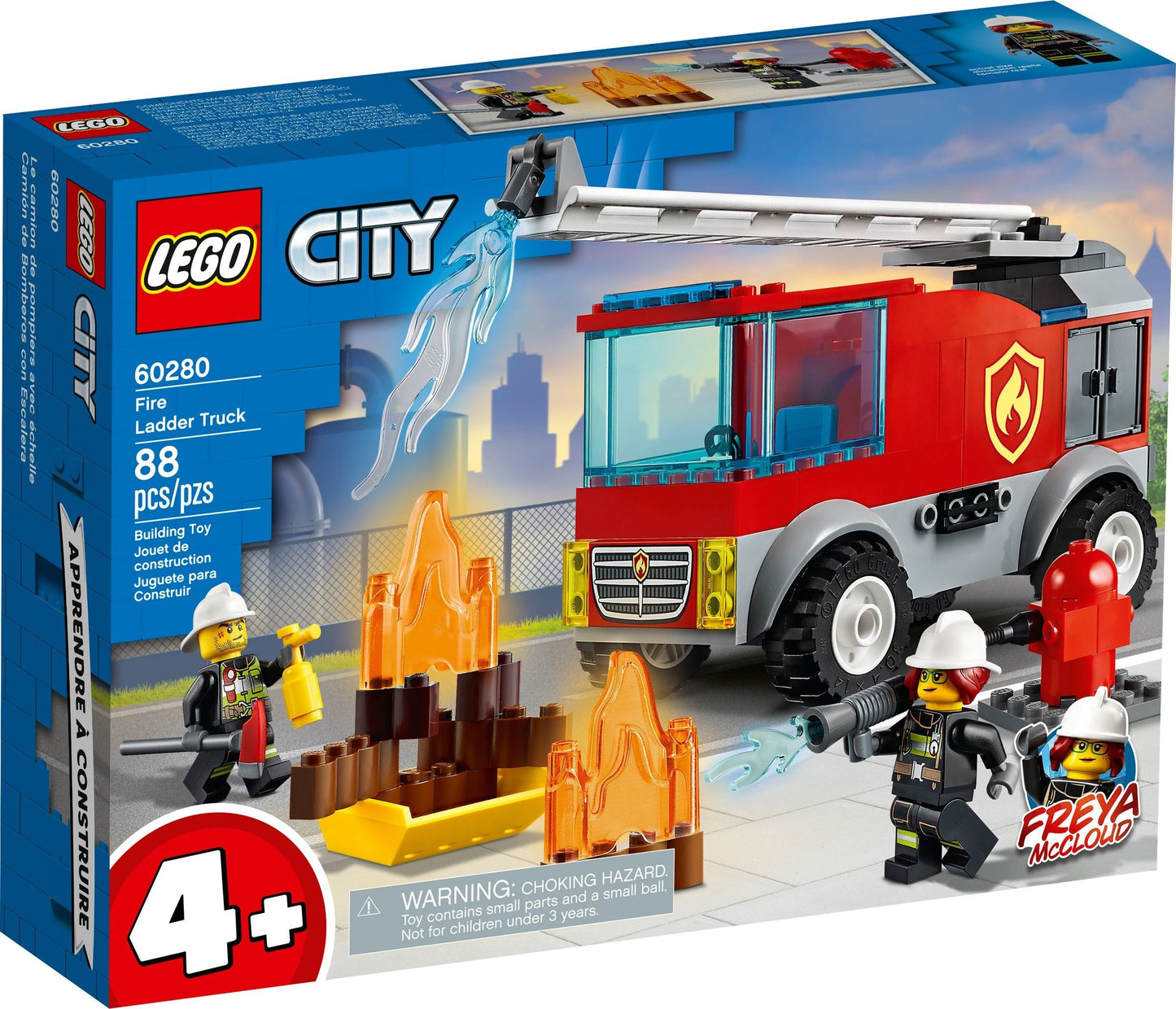 LEGO City: 60280 City Fire Fire Ladder Truck (60280) - New Sealed - box front