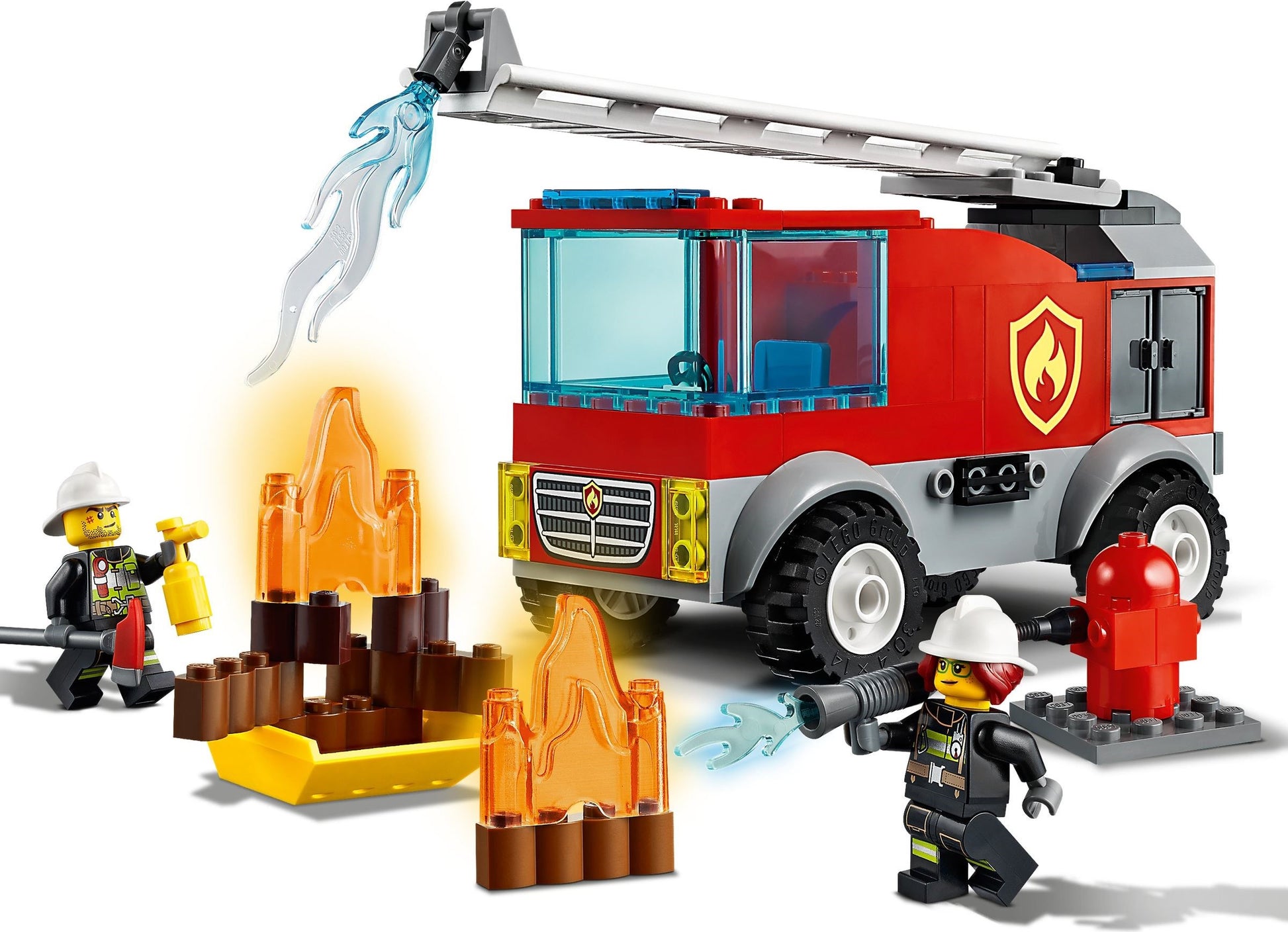 LEGO City: 60280 City Fire Fire Ladder Truck (60280) - New Sealed - built set