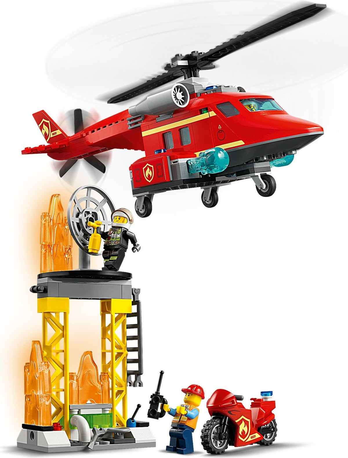 LEGO City: 60281 City Fire Fire Rescue Helicopter (60281) - New Sealed - alternate view