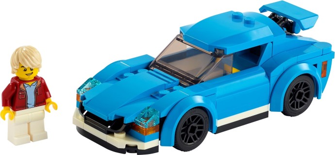 LEGO City: 60285 City Great Vehicles Sports Car Toy with Removable Roof, Racing Cars Model Building Set, toys for 5 plus Year Old Boys and Girls, Gift Idea (60285) - New Sealed - play features
