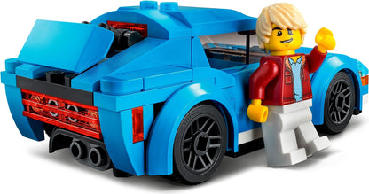 LEGO City: 60285 City Great Vehicles Sports Car Toy with Removable Roof, Racing Cars Model Building Set, toys for 5 plus Year Old Boys and Girls, Gift Idea (60285) - New Sealed - set details
