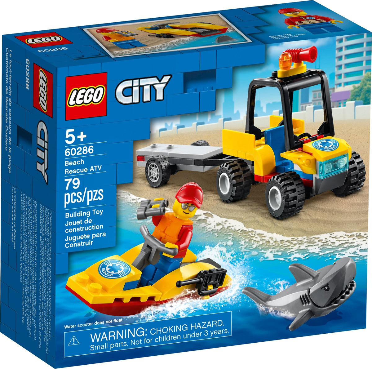 LEGO City: Beach Rescue ATV (60286) - New Sealed - box front