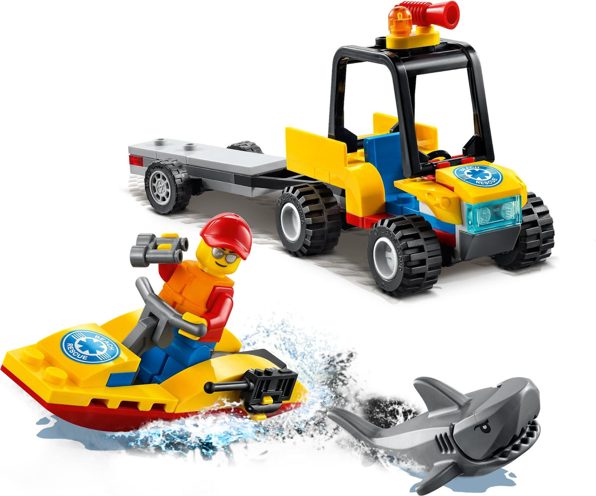 LEGO City: Beach Rescue ATV (60286) - New Sealed - built set