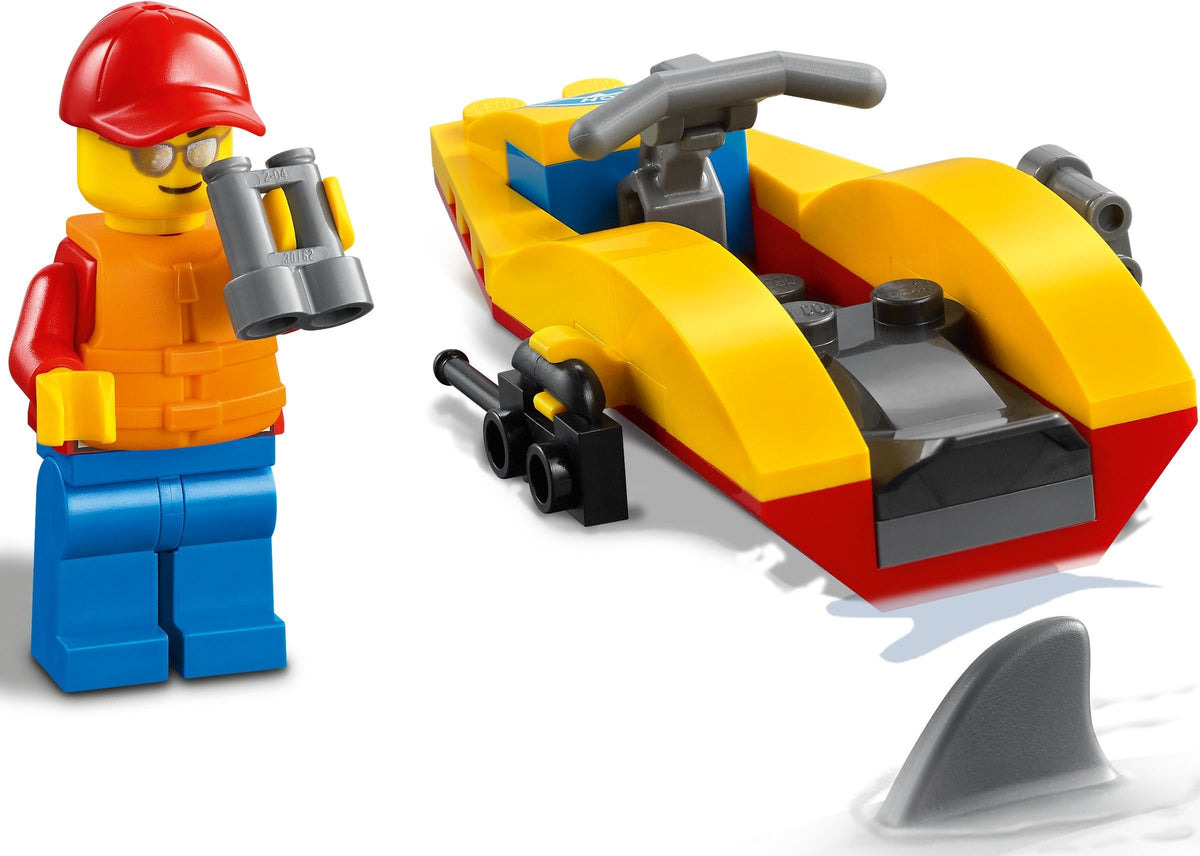 LEGO City: Beach Rescue ATV (60286) - New Sealed - minifigures
