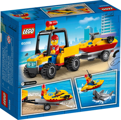 LEGO City: Beach Rescue ATV (60286) - New Sealed - rear view
