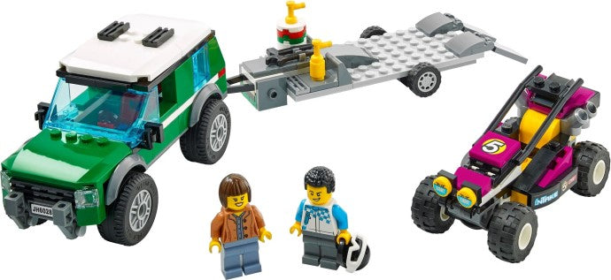 LEGO City: 60288 City Great Vehicles Race Buggy Transporter (60288) - New Sealed - play features