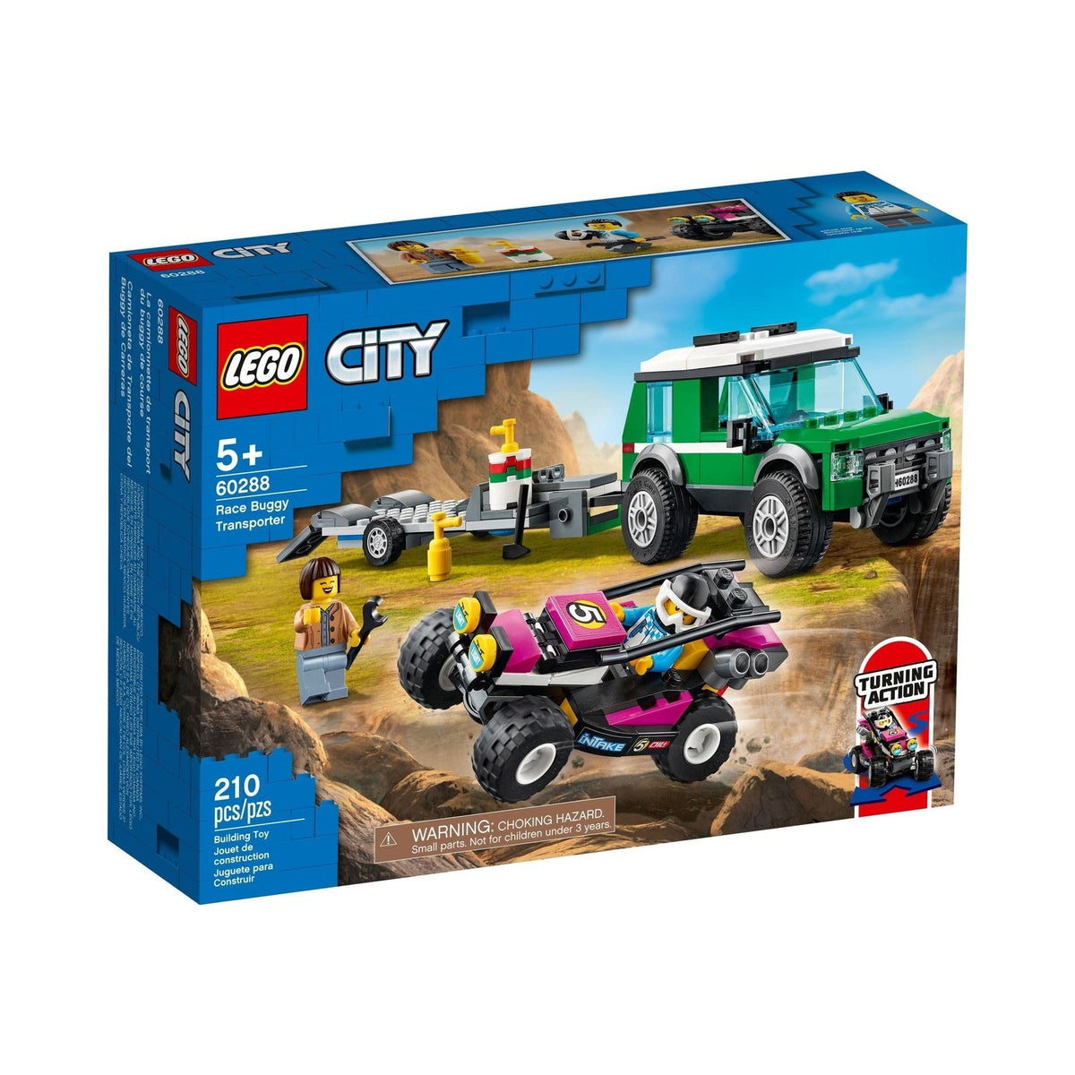 LEGO City: 60288 City Great Vehicles Race Buggy Transporter (60288) - New Sealed - box front