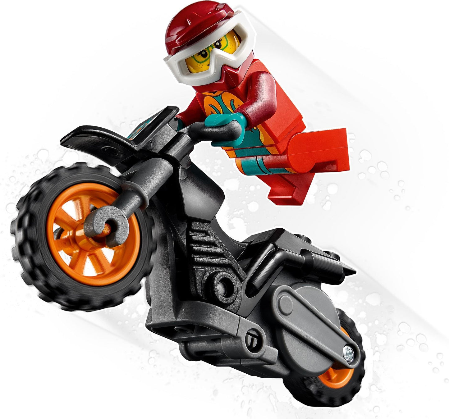 LEGO City: 60311 City Stuntz Fire Stunt Bike Show with Flywheel-Powered Toy Motorbike and Firefighter Racer Minifigure, Gift for Boys & Girls age 5 plus (60311) - New Sealed - built set