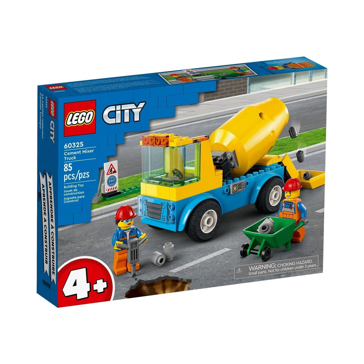 LEGO City: Cement Mixer Truck (60325) - New Sealed - box front