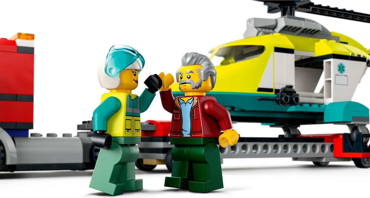 LEGO City: Rescue Helicopter Transporter (60343) - New Sealed - set details