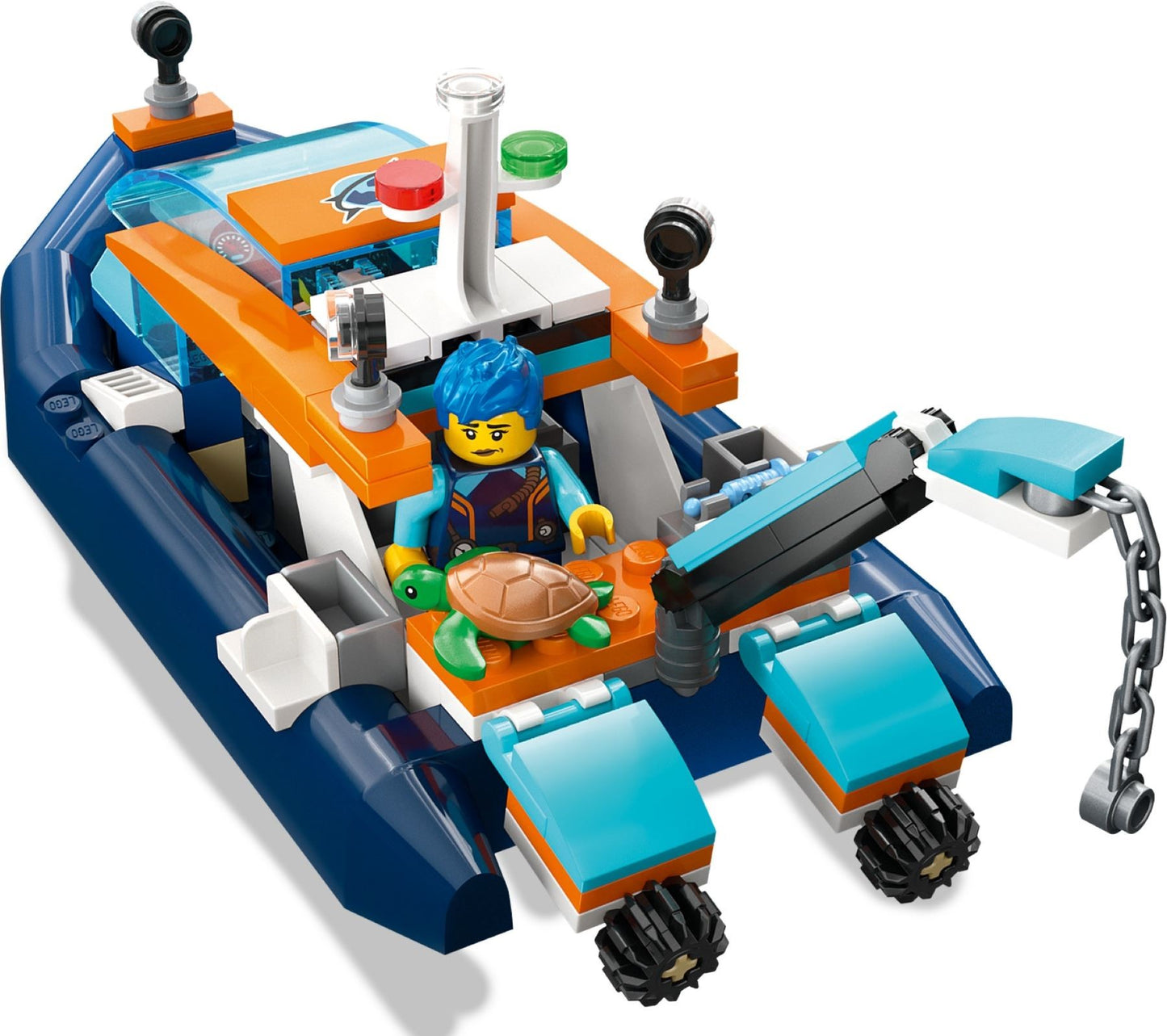 LEGO City: Explorer Diving Boat (60377) - New Sealed - minifigures