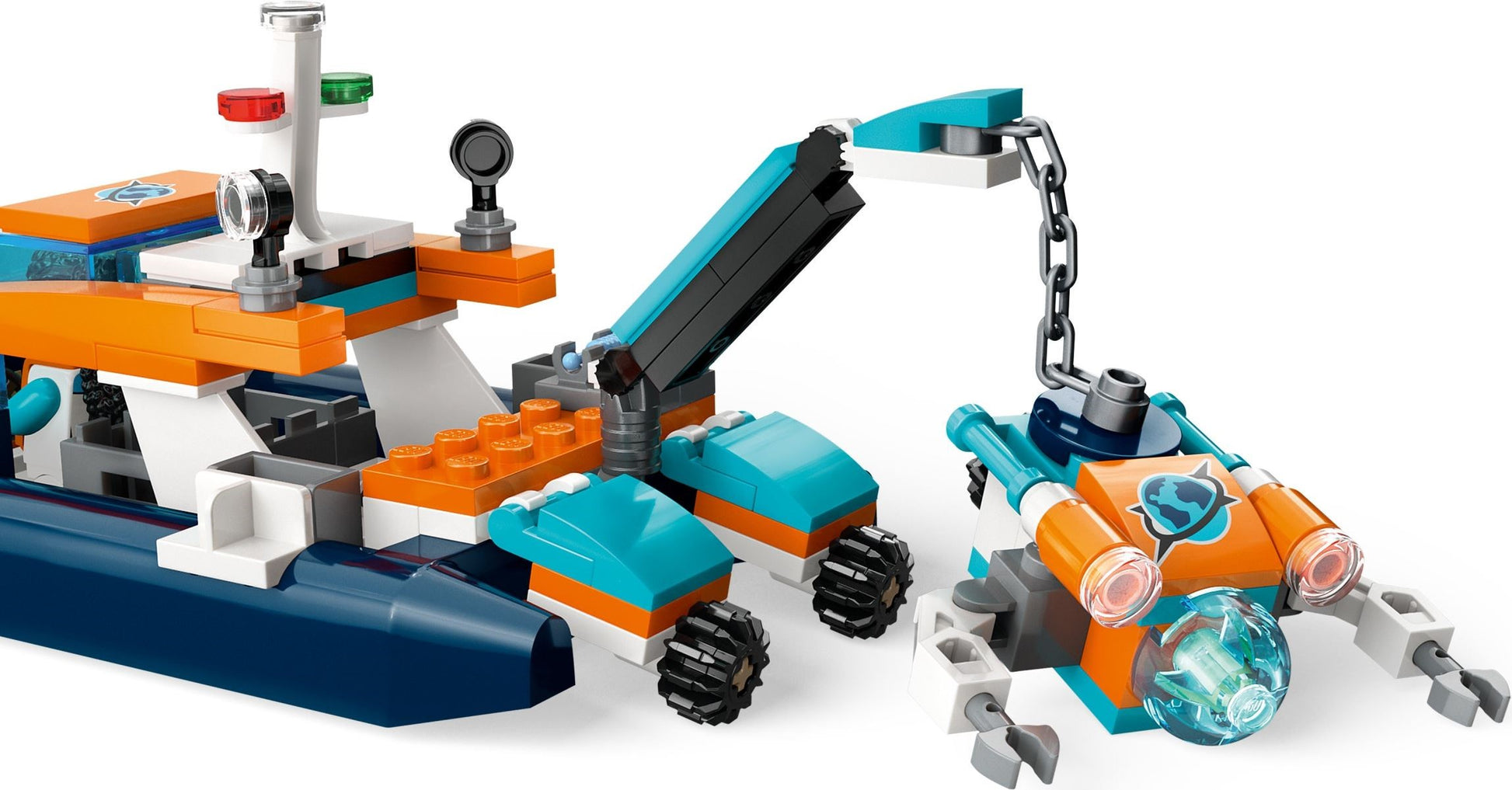 LEGO City: Explorer Diving Boat (60377) - New Sealed - set details