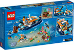 LEGO City: Explorer Diving Boat (60377) - New Sealed - close-up