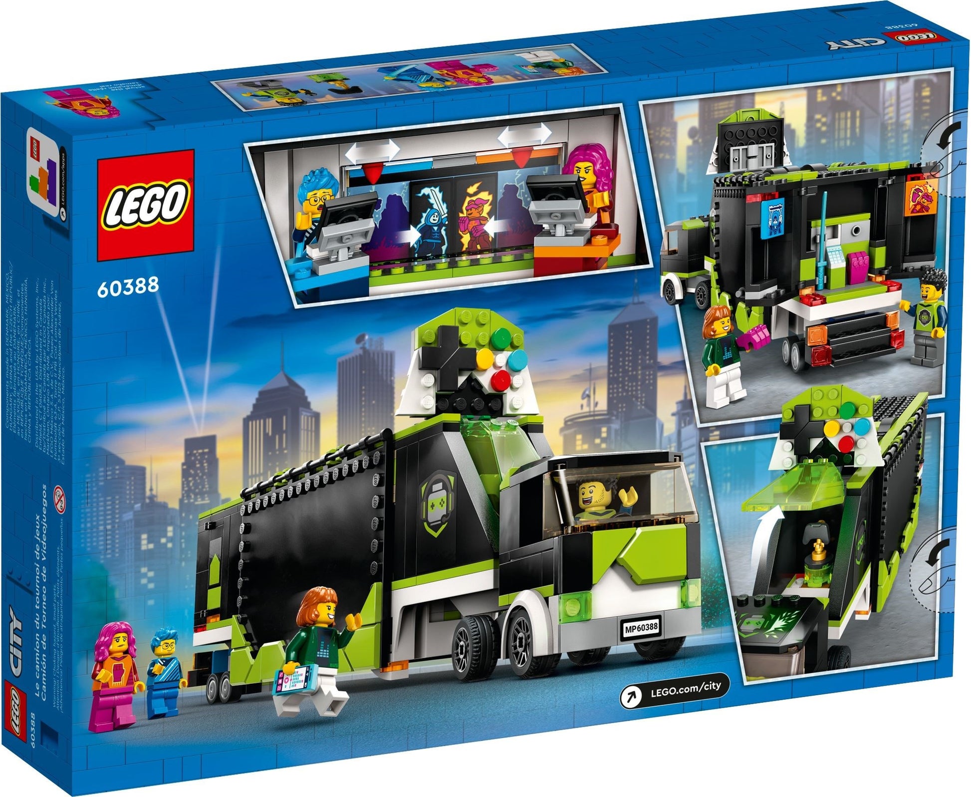 LEGO City: Gaming Tournament Truck (60388) - New Sealed - rear view