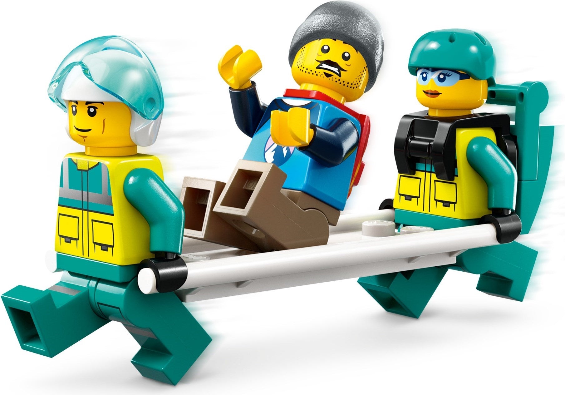 LEGO City: City Emergency Rescue Helicopter Toy for 6 Plus Year Old Boys & Girls, Vehicle Building Set with Winch, Spinnable Rotors and 3 Minifigures for Imaginative Play, Fun Birthday Gift for Kids 60405 (60405) - New Sealed - alternate view