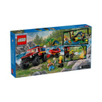 LEGO City: 4x4 Fire Engine with Rescue Boat (60412) - New Sealed - close-up