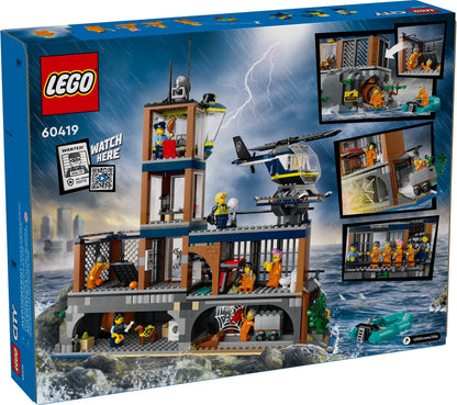 LEGO City: Police Prison Island (60419) - New Sealed - rear view