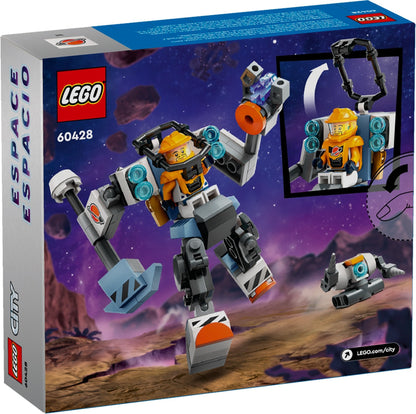 LEGO City: City Space Construction Mech Suit, Action Figure Toy for 6 Plus Year Old Kids, Boys & Girls, Building Set with Robot and a Pilot Minifigure, Small Gift Idea 60428 (60428) - New Sealed - minifigures