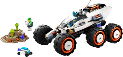 LEGO City: City Space Explorer Rover and Alien Life Building Toys Set for 6 Plus Year Old Boys, Girls & Kids with Astronaut Minifigures, Toy Robot and Alien Figures for Imaginative Play, Birthday Gift 60431 (60431) - New Sealed - play features